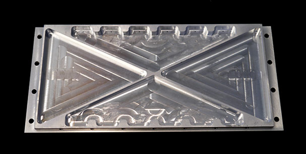 Flat machined part